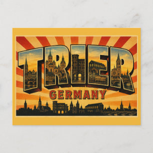 Postal Tréveris Alemania Porta Nigra