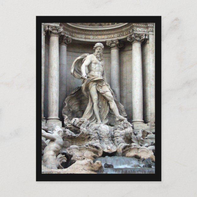 Postal trevi rome (Anverso)
