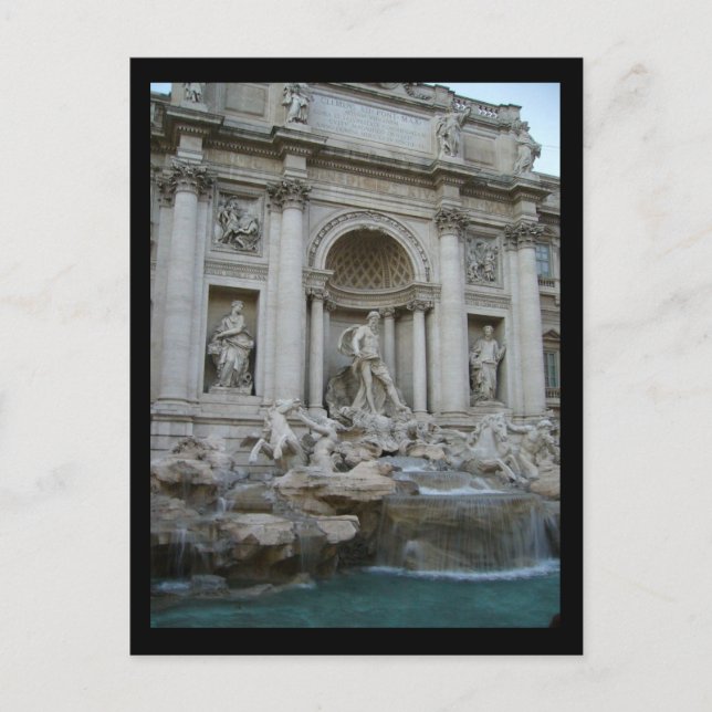 Postal trevi rome (Anverso)