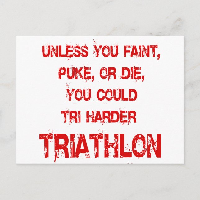 Postal Tri Harder (Anverso)