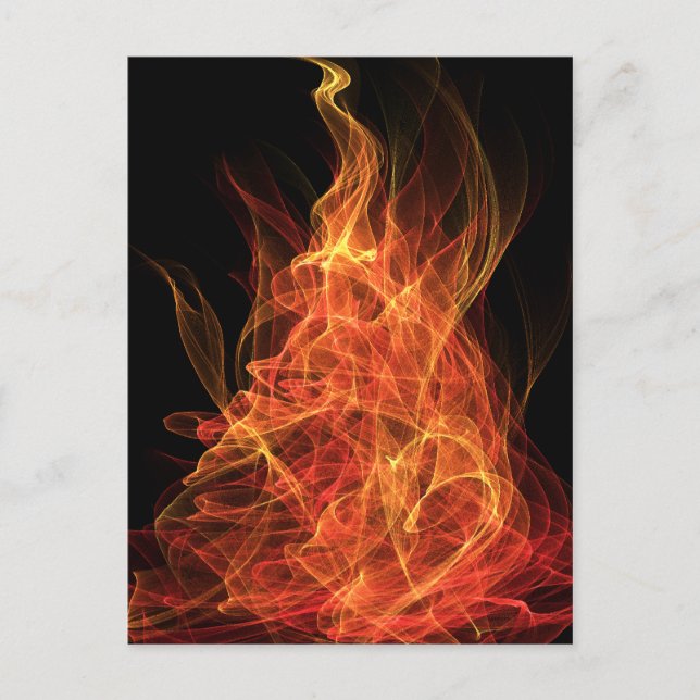 Postal Triángulo de fuego (Anverso)