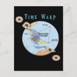 Postal Triángulo de las Bermudas