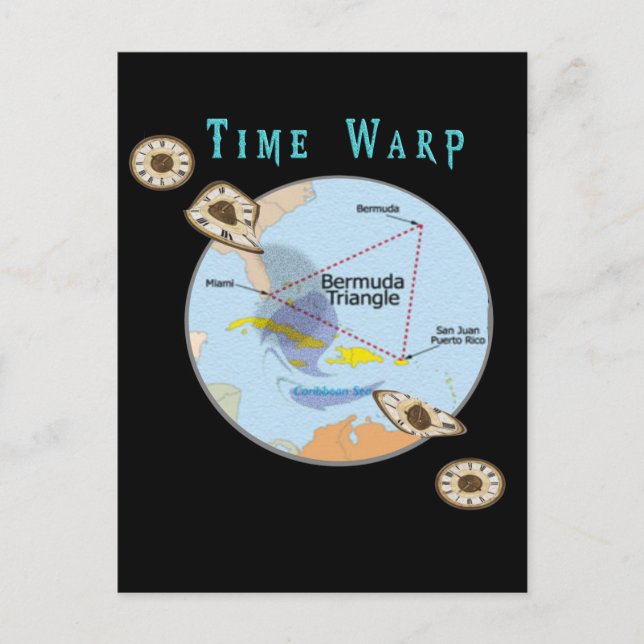 Postal Triángulo de las Bermudas (Anverso)