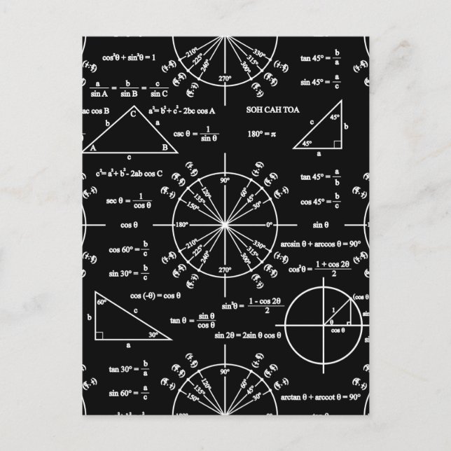 Postal Triangulos y triángulos (Anverso)