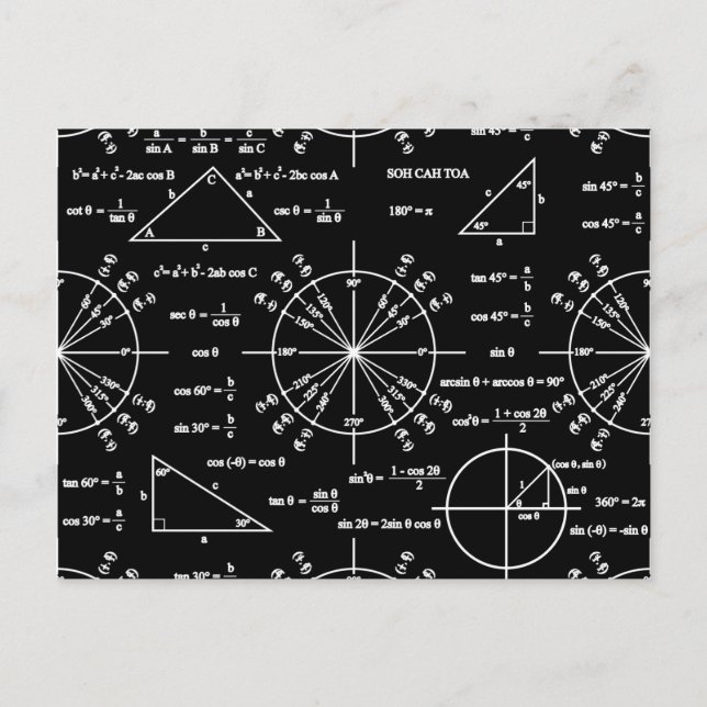 Postal Triangulos y triángulos (Anverso)