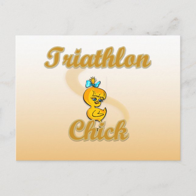 Postal Triathlon Chick (Anverso)