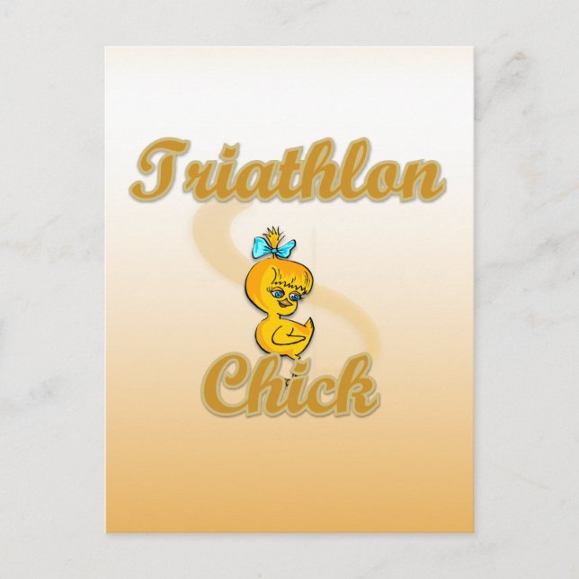 Postal Triathlon Chick (Anverso)