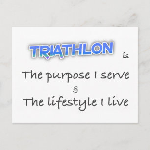 Postal TRIATHLON - El propósito al que sirvo