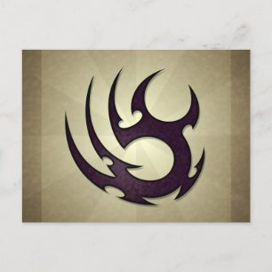 Postal tribal de talones