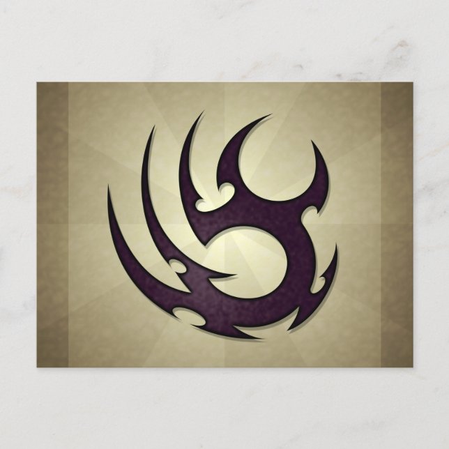 Postal tribal de talones (Anverso)