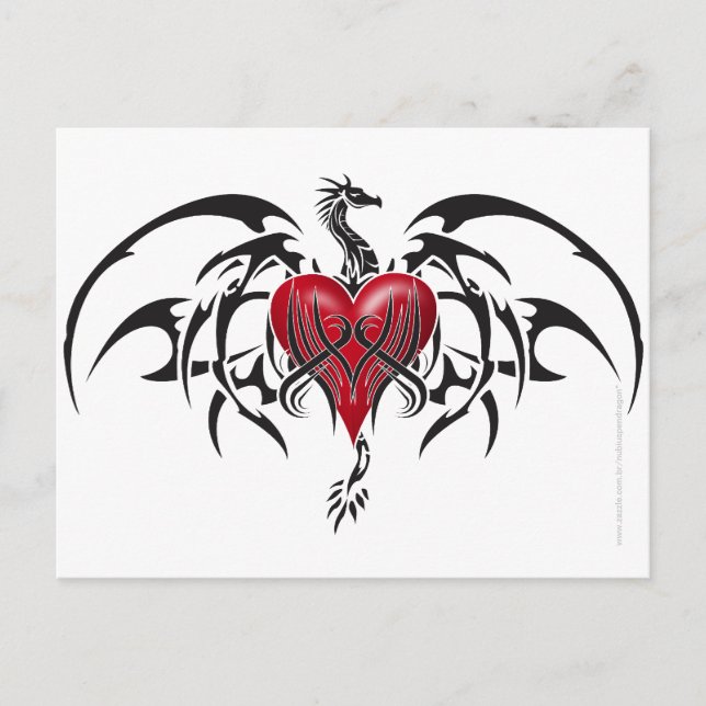 Postal Tribal Dragão (Anverso)