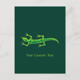 Postal Tribal Lizard Green
