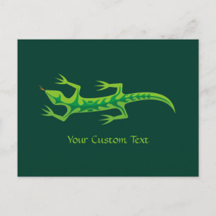 Postal Tribal Lizard Green