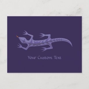 Postal Tribal Lizard Mauve