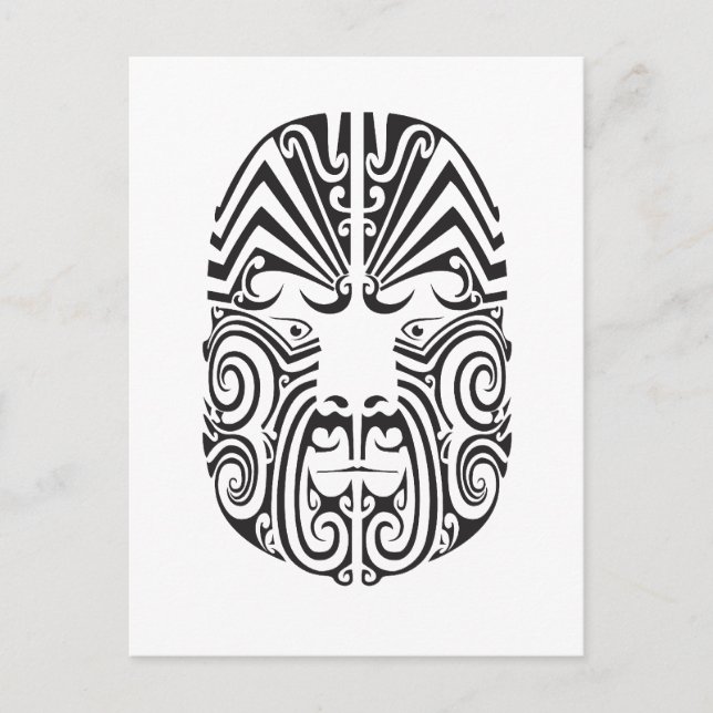 Postal Tribal Tattoo Face (Anverso)