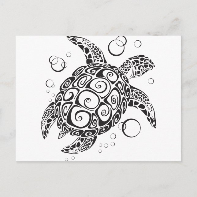 Postal Trible tatuaje (Anverso)