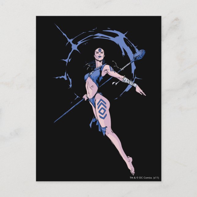 Postal Tribuna índigo 7 (Anverso)