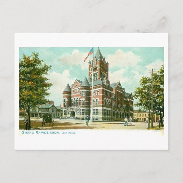 Postal Tribunal Antiguo, Grand Rapids, Michigan (Anverso)