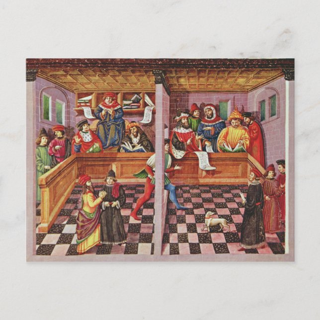 Postal Tribunal de los Científicos (Anverso)