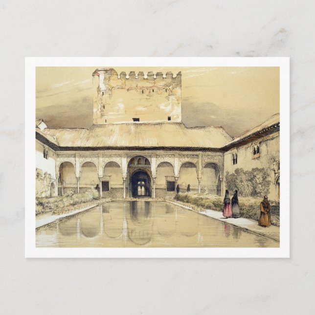 Postal Tribunal de los Myrtles (Patio de los Arrayanes) y (Anverso)