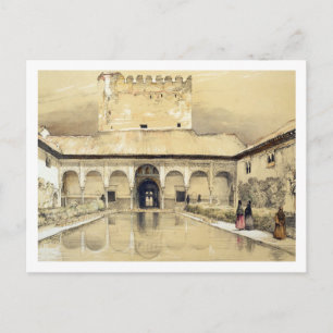 Postal Tribunal de los Myrtles (Patio de los Arrayanes) y