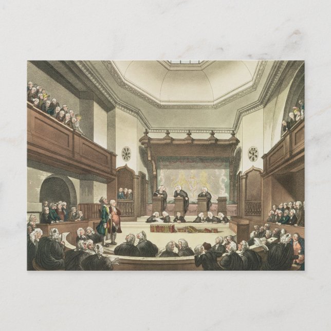 Postal Tribunal de Peticiones Comunes, Westminster Hall (Anverso)