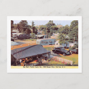 Postal Tribunal de Trailer, Fort Lee, New Jersey Vintage