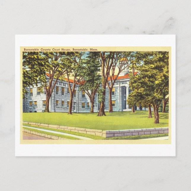 Postal Tribunal del Condado de Barnstable Vintage (Anverso)
