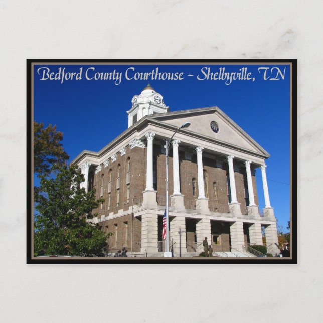 Postal Tribunal del Condado de Bedford - Shelbyville, TN (Anverso)