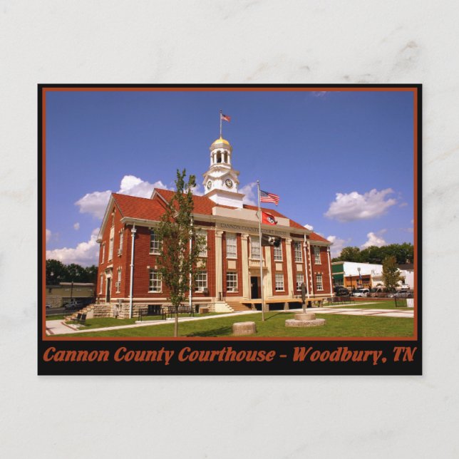 Postal Tribunal del Condado de Cannon - Woodbury, TN (Anverso)