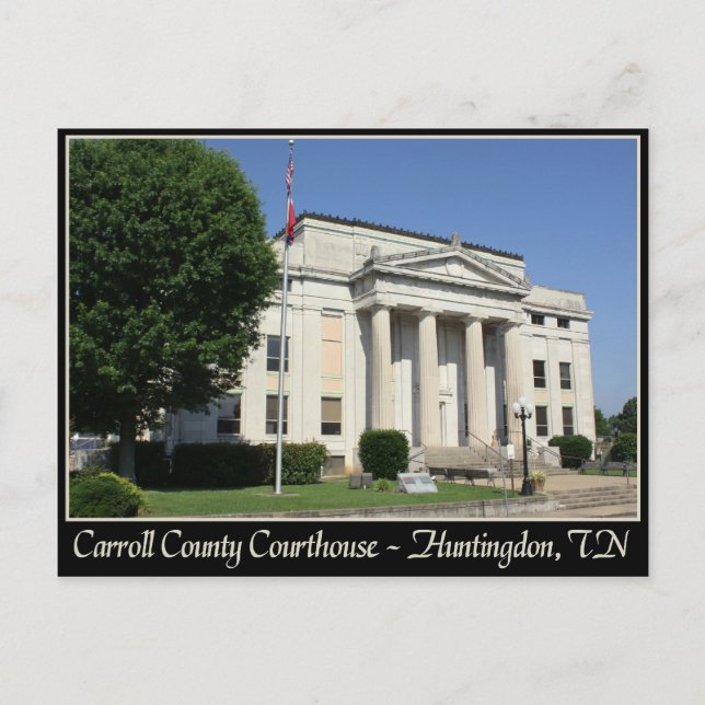 Postal Tribunal del Condado de Carroll - Huntingdon, TN (Anverso)