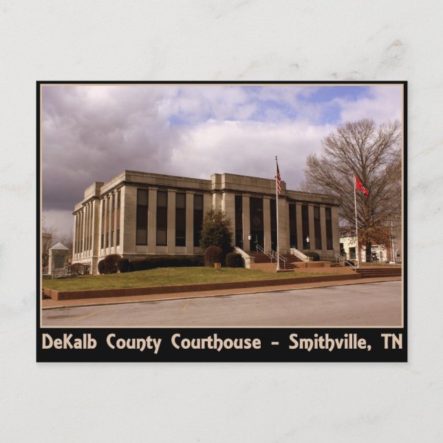 Postal Tribunal del Condado de DeKalb - Smithville, TN (Anverso)