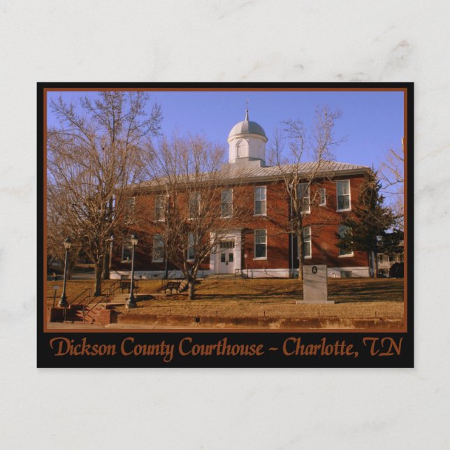 Postal Tribunal del Condado de Dickson - Charlotte, TN (Anverso)
