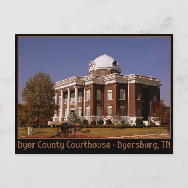 Postal Tribunal del Condado de Dyer - Dyersburg, TN (Anverso)