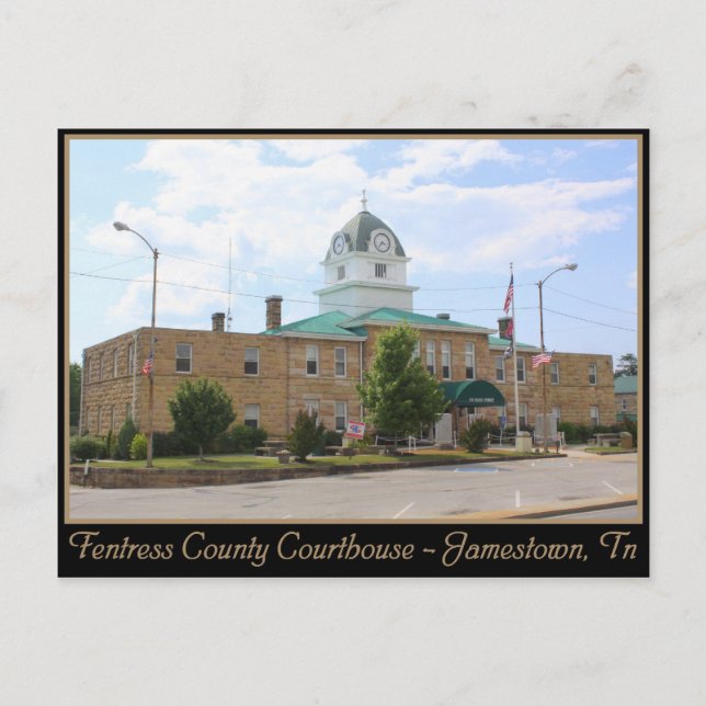 Postal Tribunal del Condado de Fentress - Jamestown, TN (Anverso)