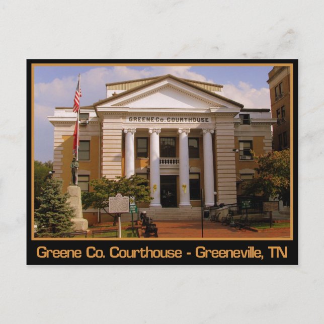 Postal Tribunal del Condado de Greene - Greeneville, TN (Anverso)
