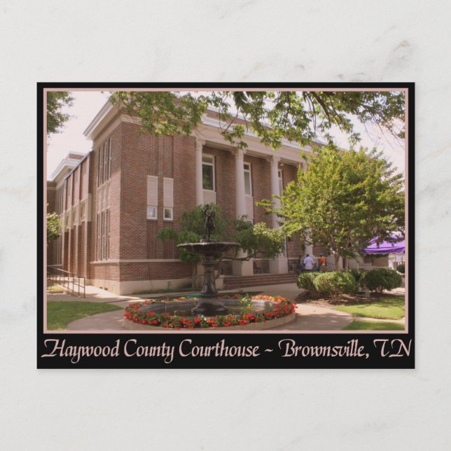 Postal Tribunal del Condado de Haywood - Brownsville, TN (Anverso)