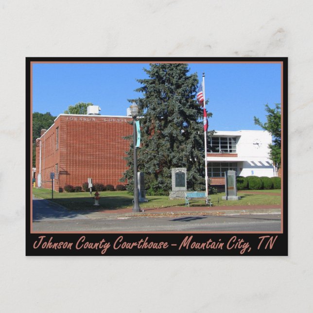 Postal Tribunal del Condado de Johnson - Mountain City, T (Anverso)