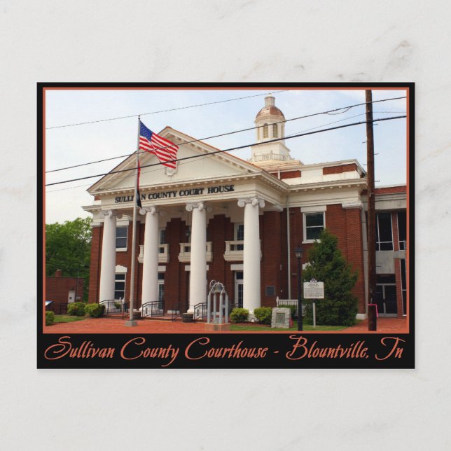 Postal Tribunal del Condado de Sullivan - Blountville, TN (Anverso)