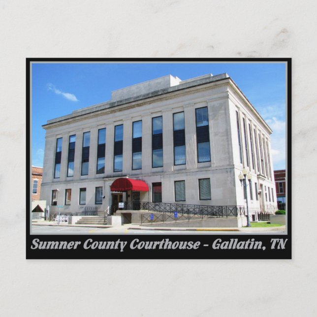 Postal Tribunal del Condado de Sumner - Gallatin, TN (Anverso)