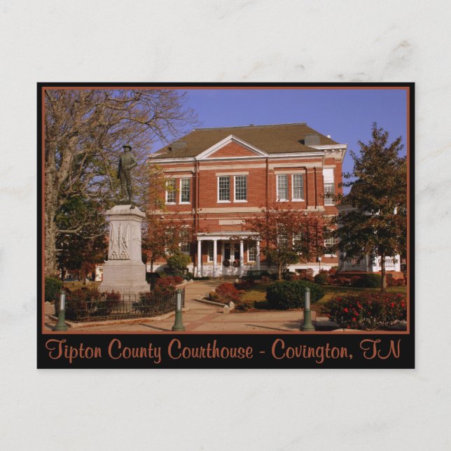 Postal Tribunal del Condado de Tipton - Covington, TN (Anverso)