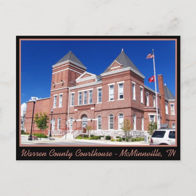 Postal Tribunal del Condado de Warren - McMinnville, TN (Anverso)