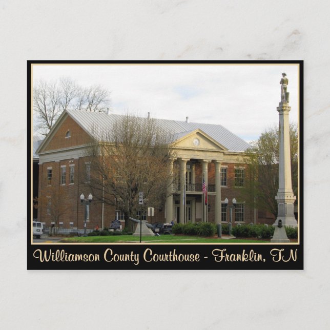 Postal Tribunal del Condado de Williamson - Franklin, TN (Anverso)