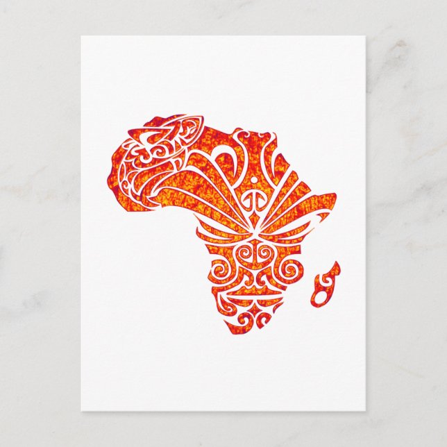 POSTAL TRIBUTO A ÁFRICA (Anverso)