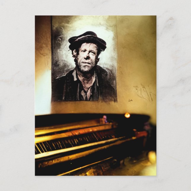 Postal Tributo a Tom Waits (Anverso)