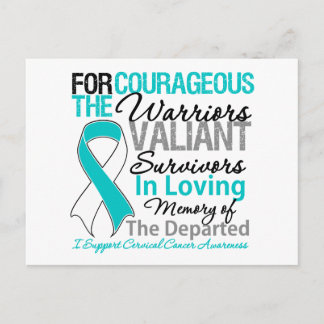 Postal Tributo Apoyo a la Concienciación sobre el Cáncer 