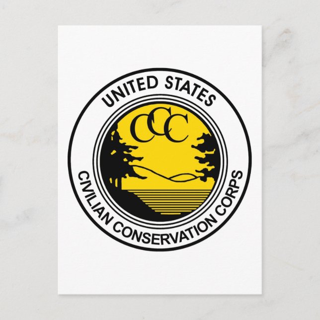 Postal Tributo del CCC Civil Conservation Corps (Anverso)