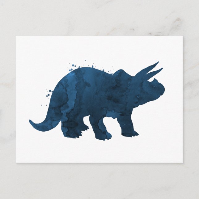 Postal Triceratops (Anverso)