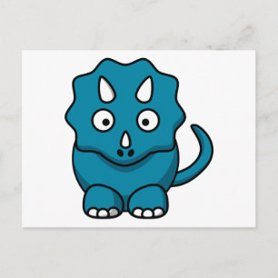 Postal Triceratops bebé