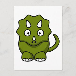 Postal triceratops personalizado